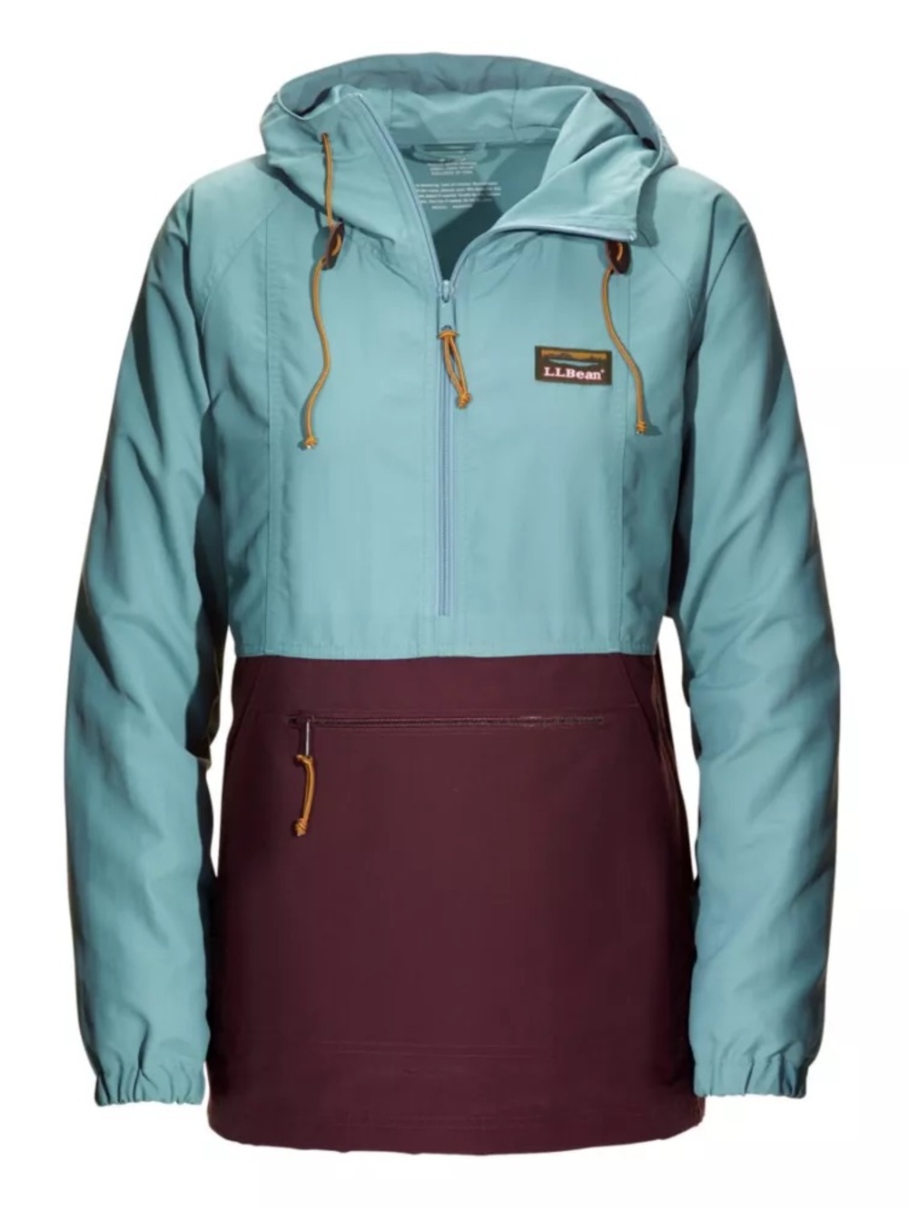 L.L. Bean Mountain Classic Anorak Colorblock